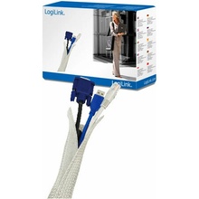 LOGILINK - Elastický organizér káblov, šedý KAB0007