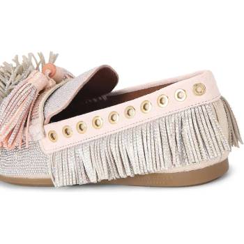 Kurt Geiger London Велурени мокасини Kurt Geiger London Pom Pom Moccasin (4369565609)