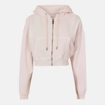 DKNY Поларено горнище с цип DKNY Women's Full Zip Lightweight Fleece Hoodie - Bliss