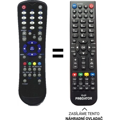 Diaľkový ovládač Emerx Finlux RC1070