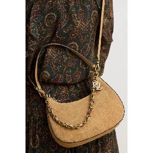 Ralph Lauren чанта crossbody дамска от велур (431P15639) - answear - 743,02 лв