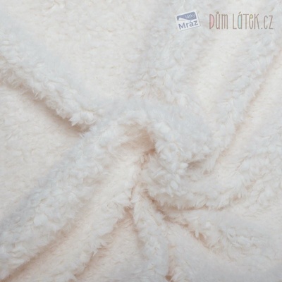 Umelá kožušina smotanová