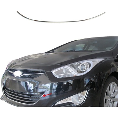 Nerez spodná lišta predného spojlera Hyundai i40 2012-2019