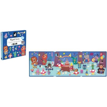 Janod Magnetistories Парти за рожден ден на животни Създай си история