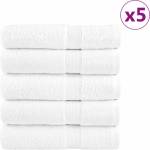 vidaXL Премиум кърпи за баня SOLUND 25 бр бели 70x140 см 600 gsm (137131)