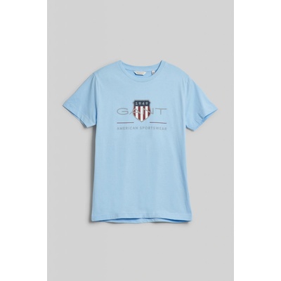 Gant Archive Shield Ss T-shirt modrá