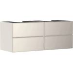 Hansgrohe Xevolos E - Шкафче за умивалник 137x56x55 см, 4 чекмеджета, матово бежово/металично бежово 54197790 (54197790)