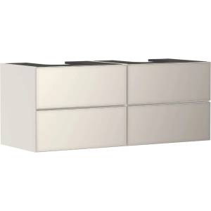 Hansgrohe Xevolos E - Шкафче за умивалник 137x56x55 см, 4 чекмеджета, матово бежово/металично бежово 54197790 (54197790)