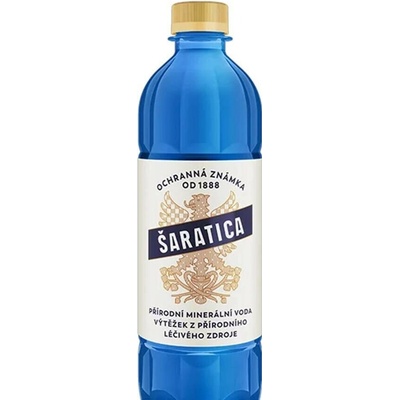Šaratica přírodní minerální voda neperlivá 0,5 l – Zboží Dáma