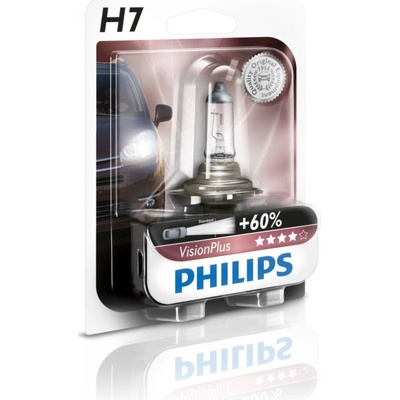Philips VisionPlus H7 PX26d 12V 55W 12972VPB1