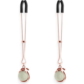 Image 1 of NS Novelties Bound Nipple Clamps G1 Rose Gold