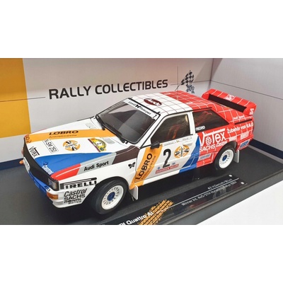 AVD Audi quattro A2 WINNER RALLY STH HUNSRUCK 1984 H. Demuth/W.Lux 1:18