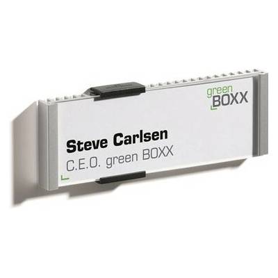Informačná tabuľka, 149x52,5 mm, DURABLE "INFO SIGN", strieborná