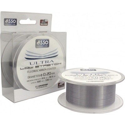 Asso Ultra Low Stretch clear 300 m 0,16 mm 4,6 kg – Zbozi.Blesk.cz