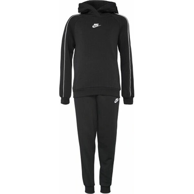 Nike K SPORTSWEAR CLUB FLC HDY TRACKSUIT dětská tepláková souprava černá