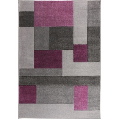 Flair Rugs Hand Carved Cosmos Purple/Grey