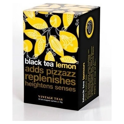 Vintage Teas Černý čaj s citrónem 30 x 1,5 g