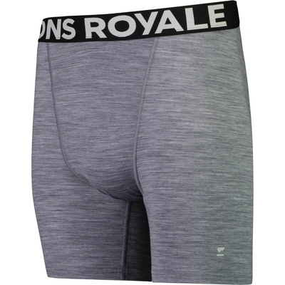 Mons Royale Мъжко мериносово термобельо Mons Royale Hold 'em Boxer Merino base layer - Grey Heather (015-0870-2513)