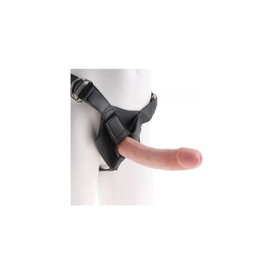 KING COCK Pipedream King Cock Strap-on колан с 8" дилдо (P21024)