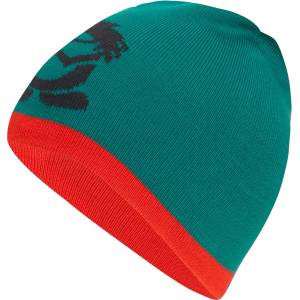 Trollkids Детска зимна шапка (beanie) Trollkids Kid's Troll Beanie - Dark Cyan / Chili Red / Black - размер 48-52 cm (204-6686-1711)