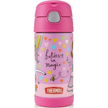 Thermos Dětská termoska s brčkem jednorožec 355 ml
