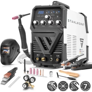 STAHLWERK Заваръчен апарат stahlwerk ac/dc wig/tig 200 st igbt set full/ 200А (1024) Заваръчен апарат