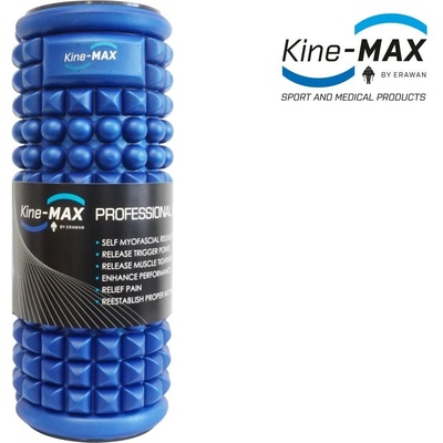 Kine-MAX Professional Massage Foam Roller - Masážní Válec - modrá