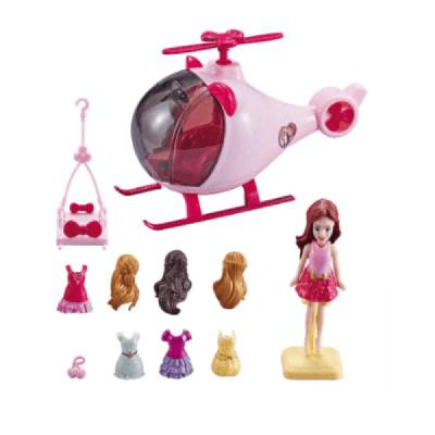 Комплект с хеликоптер, кукла и аксесоари Fashion Travel К010