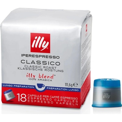 Illy iperEspresso HES Home Classico Lungo kávové kapsule 18 ks