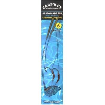 Carp R Us Náväzec Ready Rig Strip-X Mat Brown Continental veľ.4 25 lb 2 ks