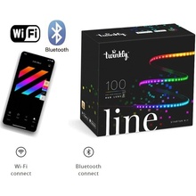 LED pás svietiaci programovateľný nalepovací 1,5m Twinkly Line 100 ks RGB BT Wi-Fi