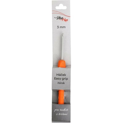 Háček Easy grip 14cm vel. 3 mm (hliníkový)