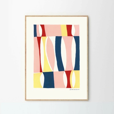 Moikka Plagát Polka by Leise Dich Abrahamsen A4 (21x27cm)