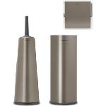 Brabantia Тоалетни аксесоари ReNew платинени 3 части (280641)