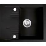 FERRO Композитна мивка Ferro Mezzo II 58x48 см графит (DRGM48/58BA) Мивка за вграждане