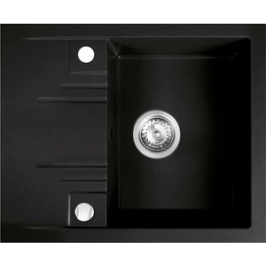 FERRO Композитна мивка Ferro Mezzo II 58x48 см графит (DRGM48/58BA) Мивка за вграждане
