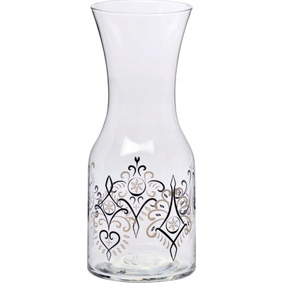 Krosno Sklenená karafa Folk Tatra Black & White 900 ml