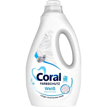 Coral White течен препарат за бяло пране 23 пранета