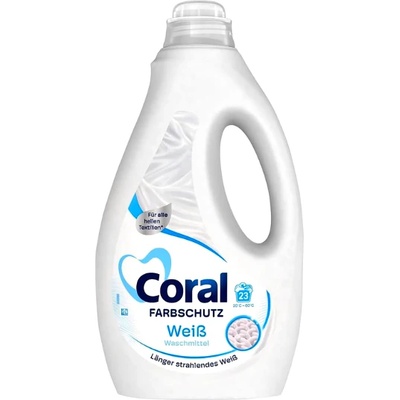 Coral White течен препарат за бяло пране 23 пранета