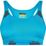 Diadora Women's L. Top Team Performance Gym Top - Blue Fluo