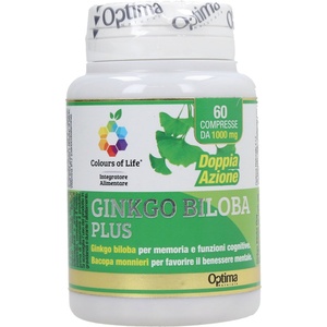 Optima Naturals Гинко Билоба Плюс 1000 мг - 60 таблетка