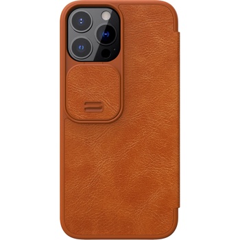 Image 1 of Nillkin Калъф Nillkin Qin Book PRO Case за Apple iPhone 13 Pro - Кафяв