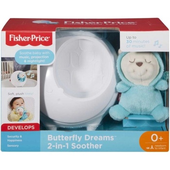 Fisher-Price projektor s motýlím kamarádem pro klidné sny