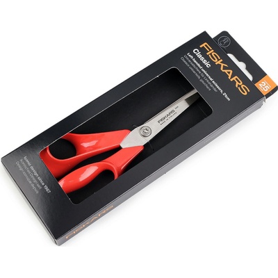Krejčovské nůžky Fiskars pro leváky délka 21 cm Varianta: červená, Balení: 1 ks 61323/158843/284198 – Zboží Dáma