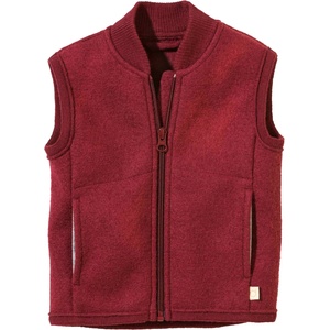 disana Детски вълнен елек disana Kid's Milled Wool Vest Merino vest - Cassis - размер 122/128 (EU) (703-5112-0515)
