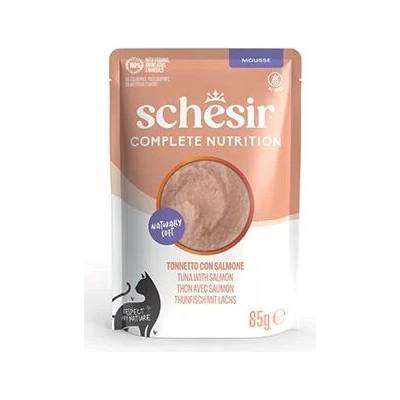 Schesir Cat kapsa Compl.Nutrition Tuňák+losos pěna 85 g