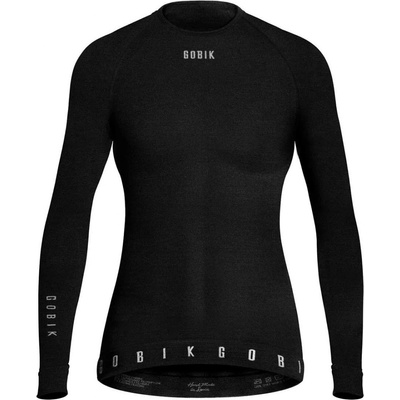Gobik s dlhým rukávom WINTER Merino lady čierna