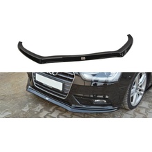 Maxton Design spoiler pod přední nárazník ver.2 pro Audi A4 B8 Facelift, černý lesklý plast ABS