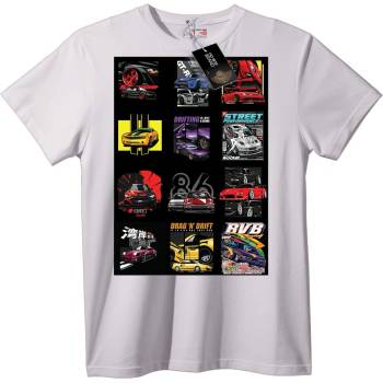 NOONEBRAND Тениска Car Mania - 5XL, Black