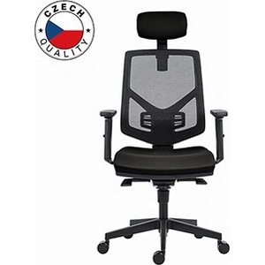 Powerton ERGO TINA Ергономичен офис стол, Черен (WPCHTIN-B)